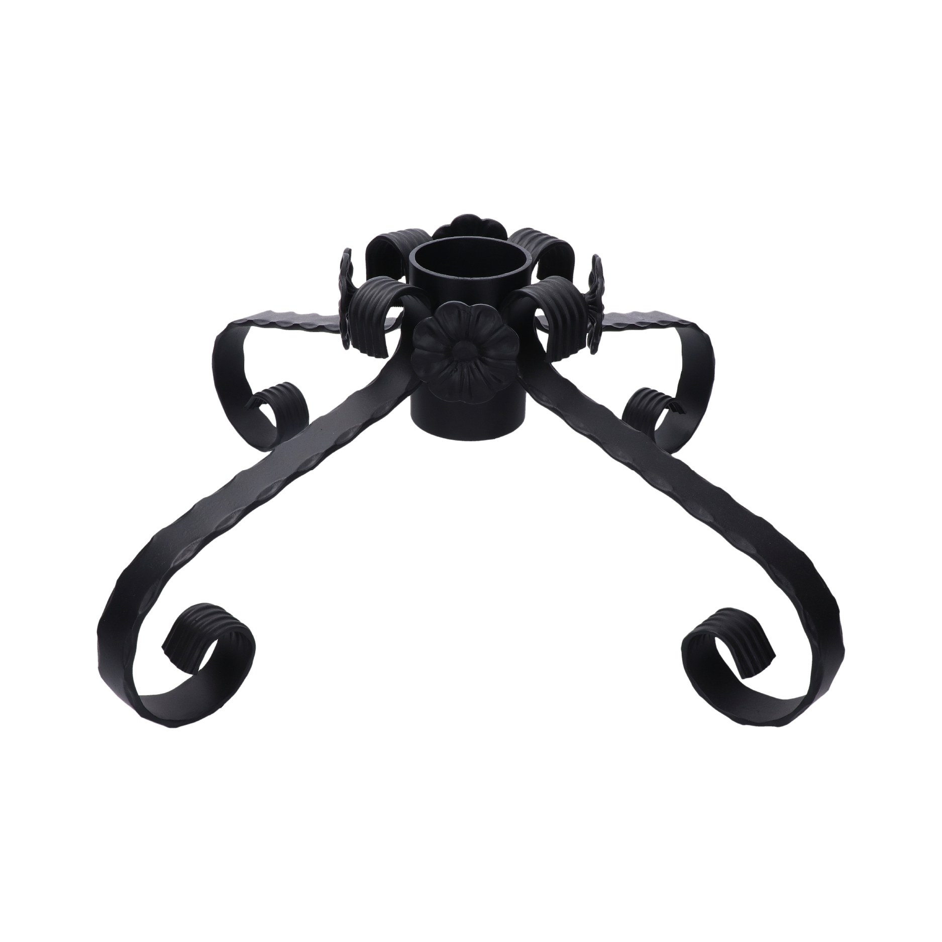 Stojan na vianočný stromček, čierny, 550x550x190mm