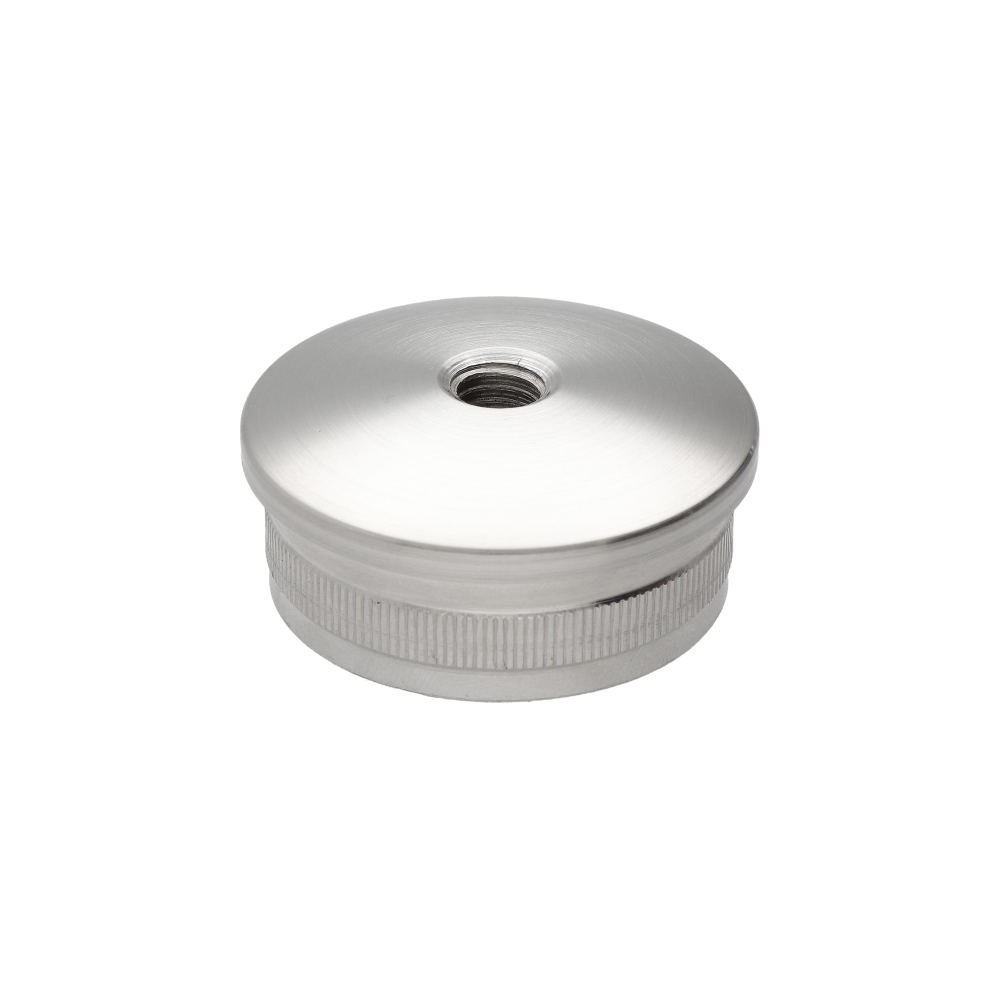 Spodek držáku na trubku ø 42,4 mm, broušená nerez AISI 304