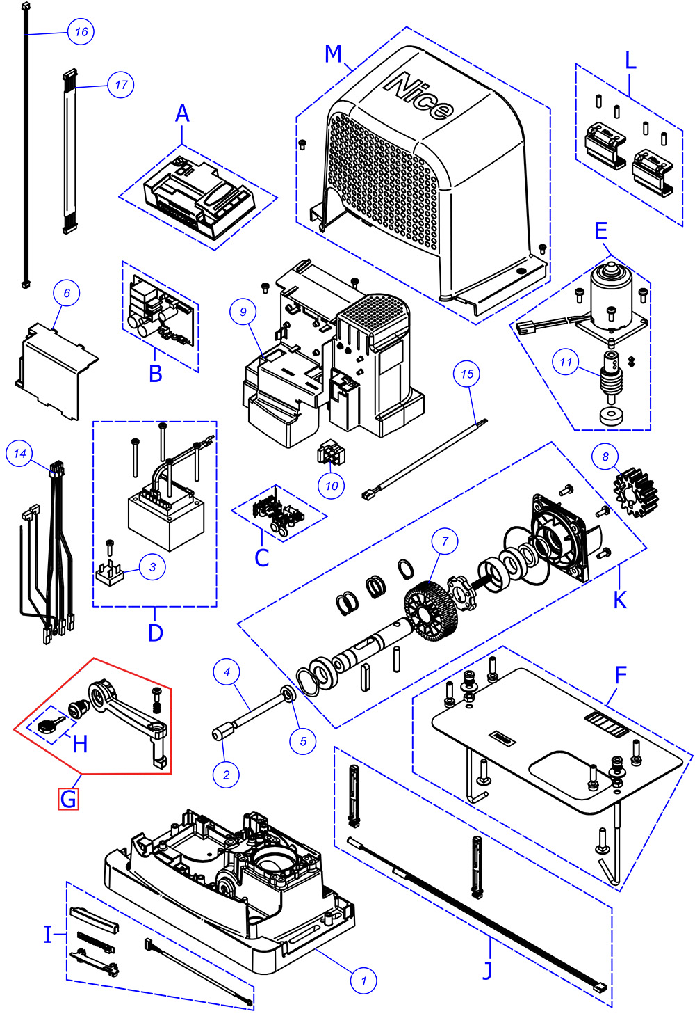 SPREG03500 Sada odblokování RO600, RBS400, RBS600