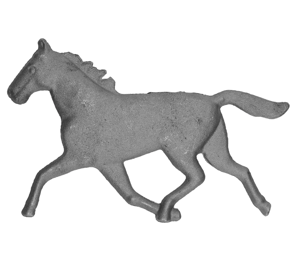 Kůň, dekorace 120*260 , odlitek