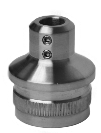 Spodek držáka madla ø 42,4 mm s přechodem ø 12 mm, AISI 304