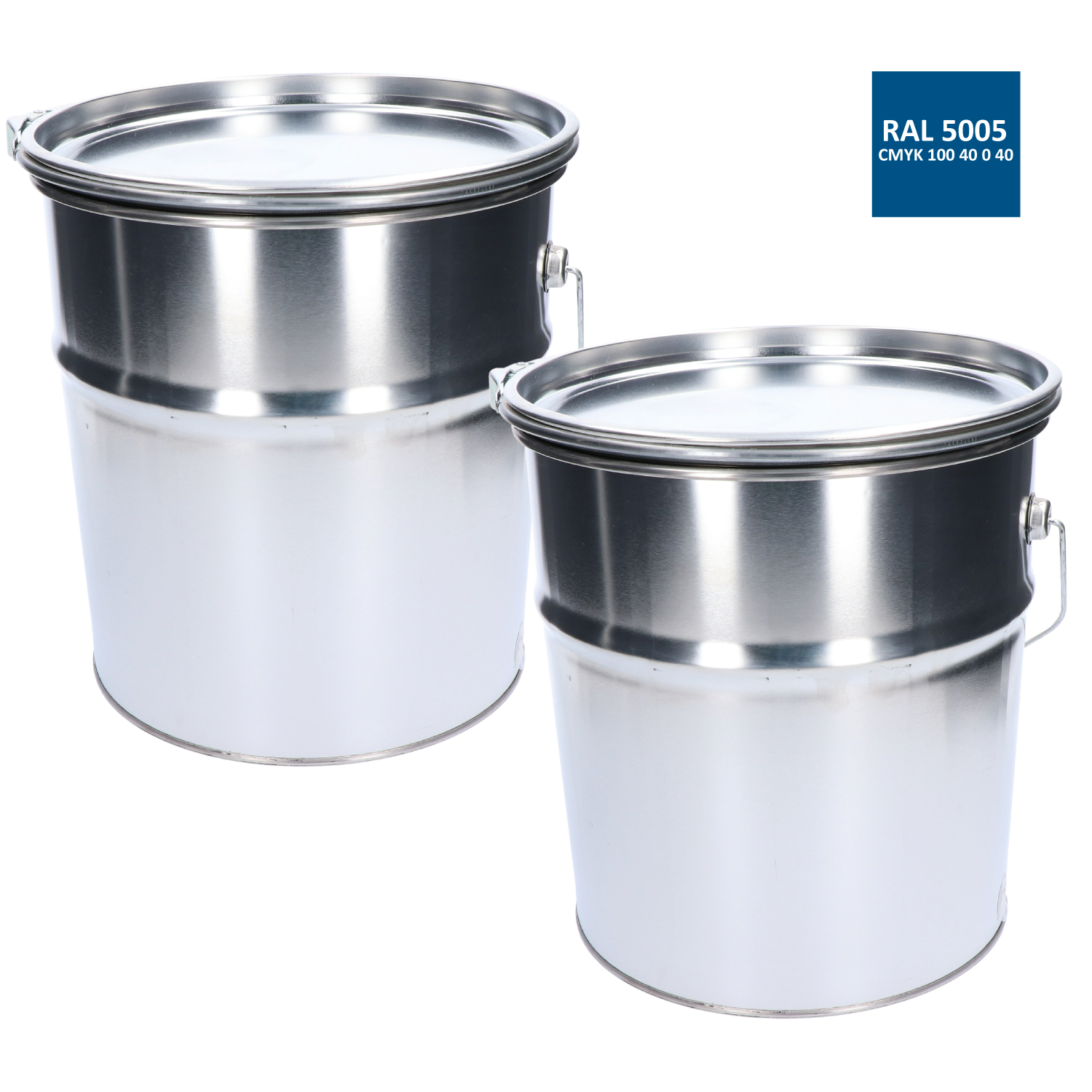 Barva antikorozní polomatná na zinek 20 kg - signální modrá