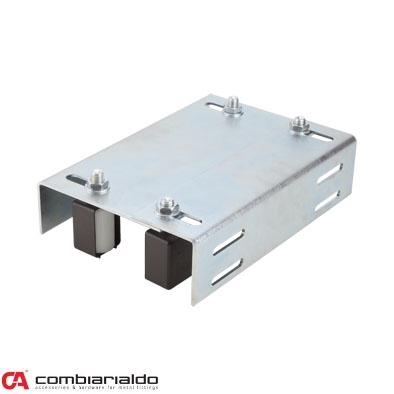 Horní vedení brány Combi Arialdo, 4 vodící nylonové kladky 40 x 45 mm, M16