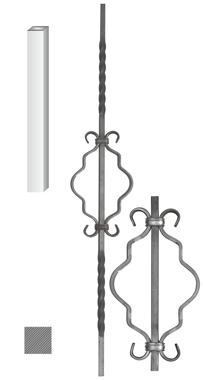 DOPRODEJ tyč 12 x 12 mm, 150 x 1000 mm