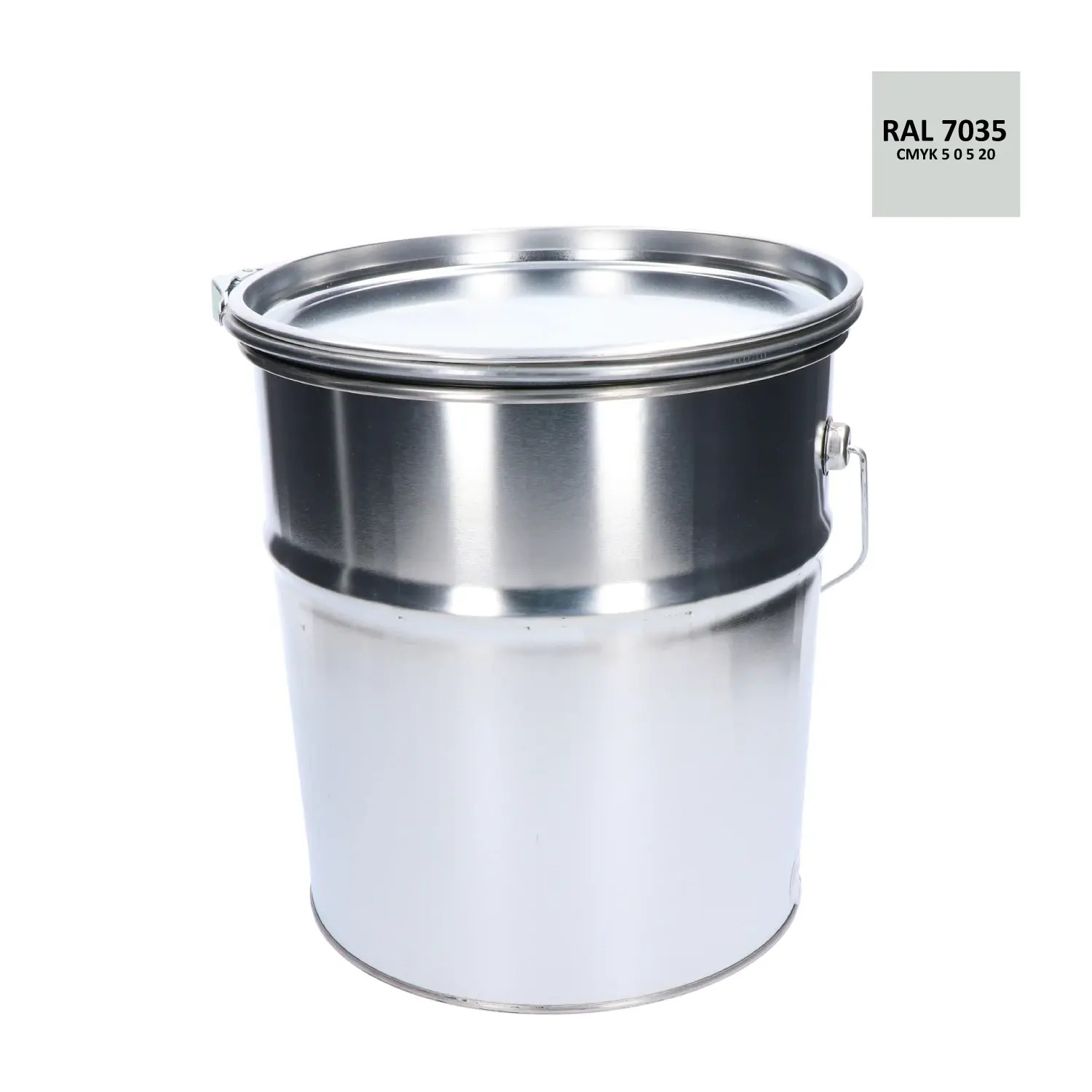 Farba antikorózna polomatná na zinok 20 kg svetlo-sivá