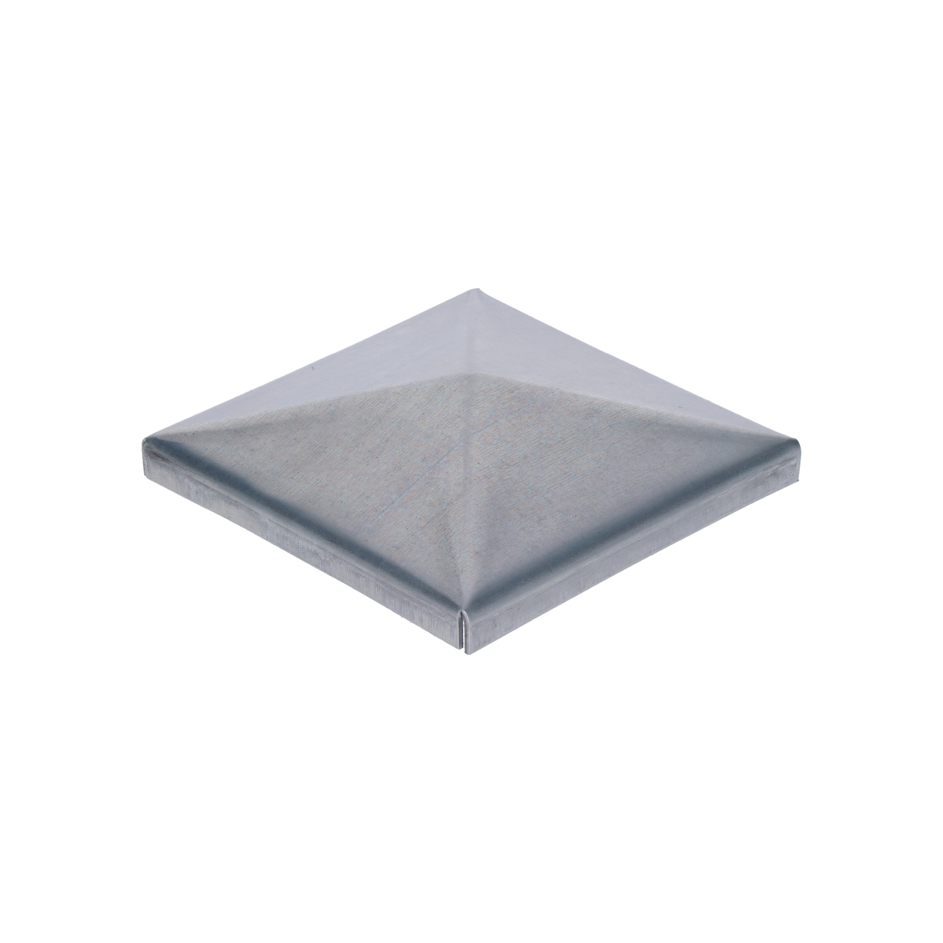 Stříška plechová 60 x 60 mm, pozink, tloušťka 1,5 mm