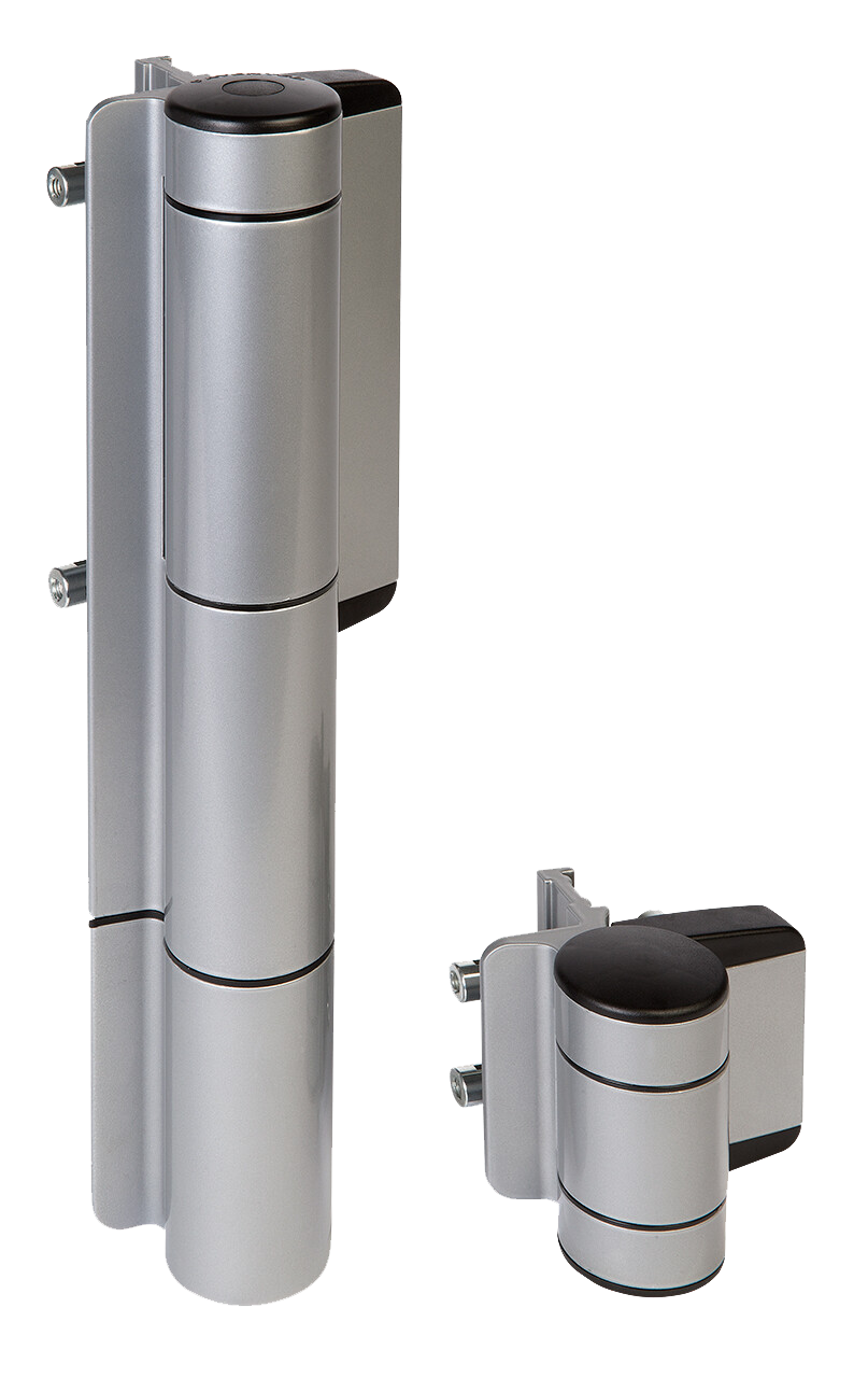Záves s hydraulickým samozatváračom, 180°, do 200 kg, SILV