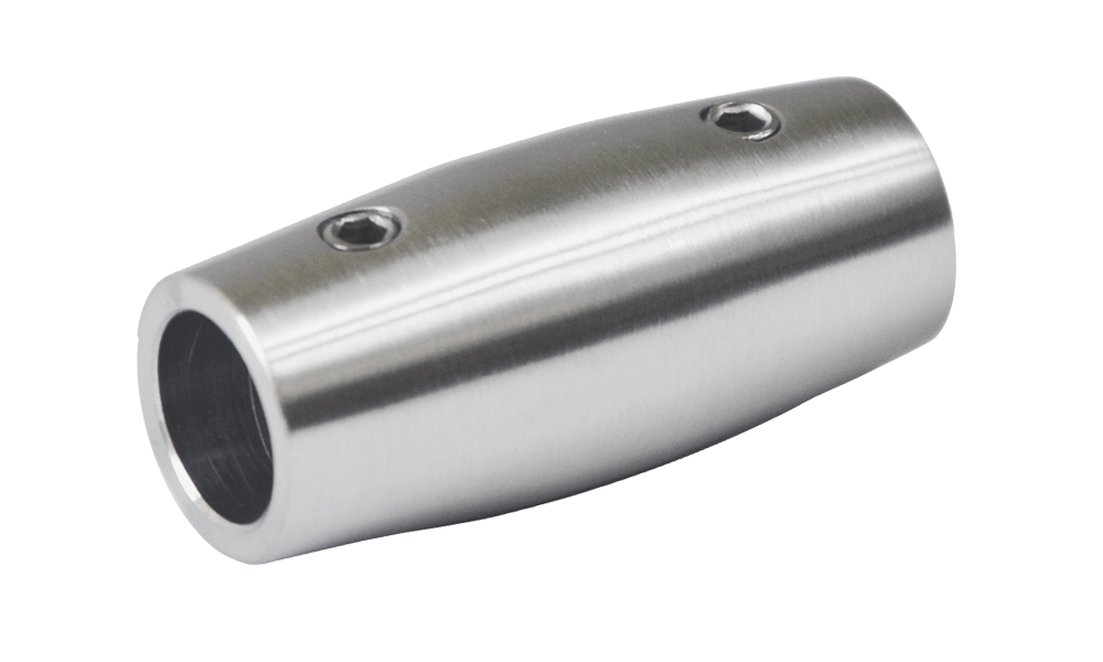 Spoj přímý na trubku ø 12 mm, broušená nerez AISI 304