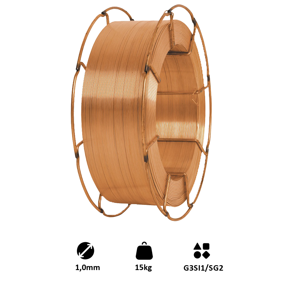 Drôt zvárací 1.2mm-MIG/MAG(CO2), G3Si1/SG2, 15kg