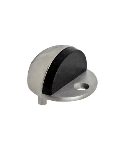 Nerezový doraz dveří s gumou, broušená nerez AISI304