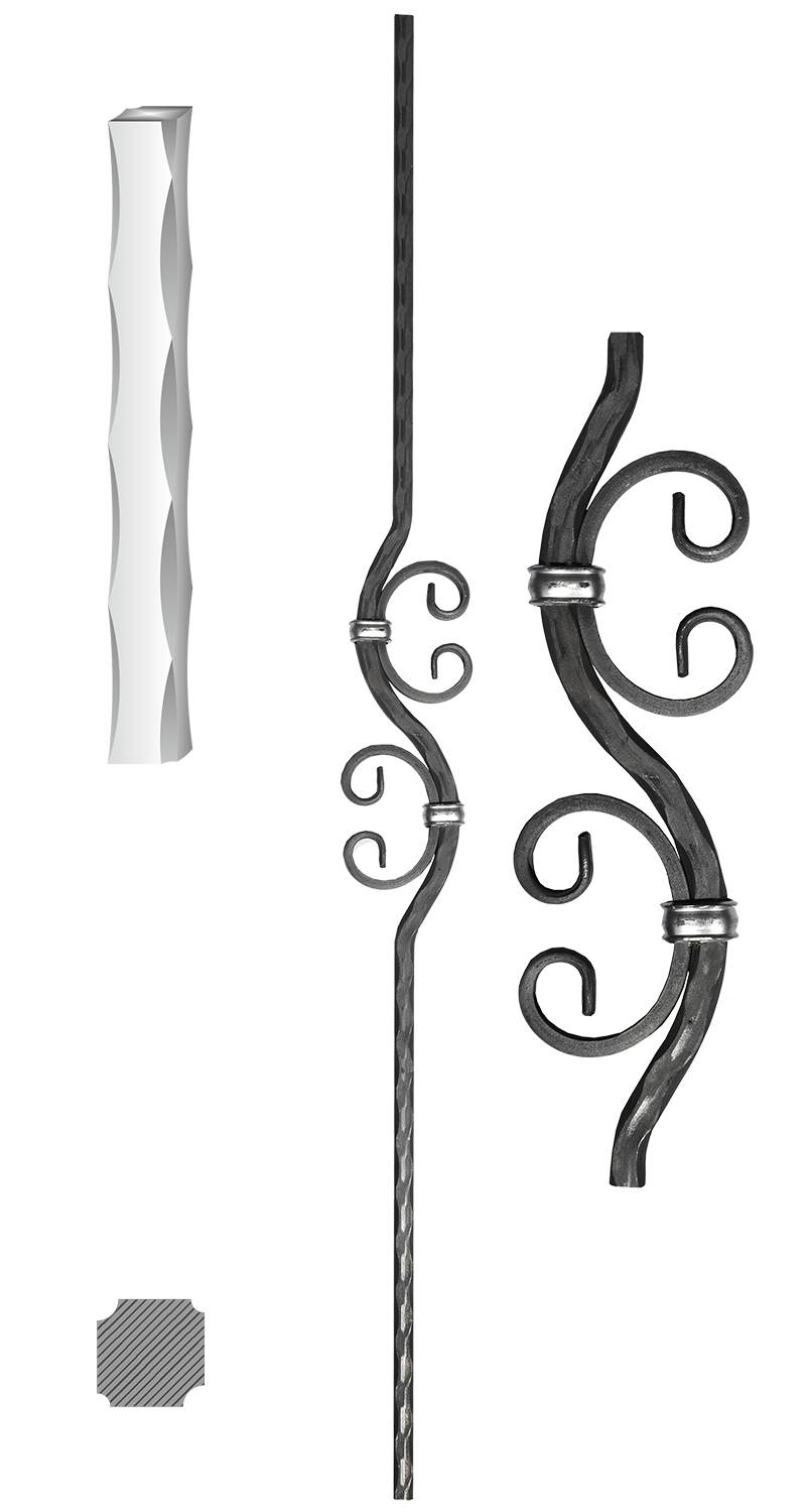 Tyč 12 x 12 mm, 90 x 1000 mm