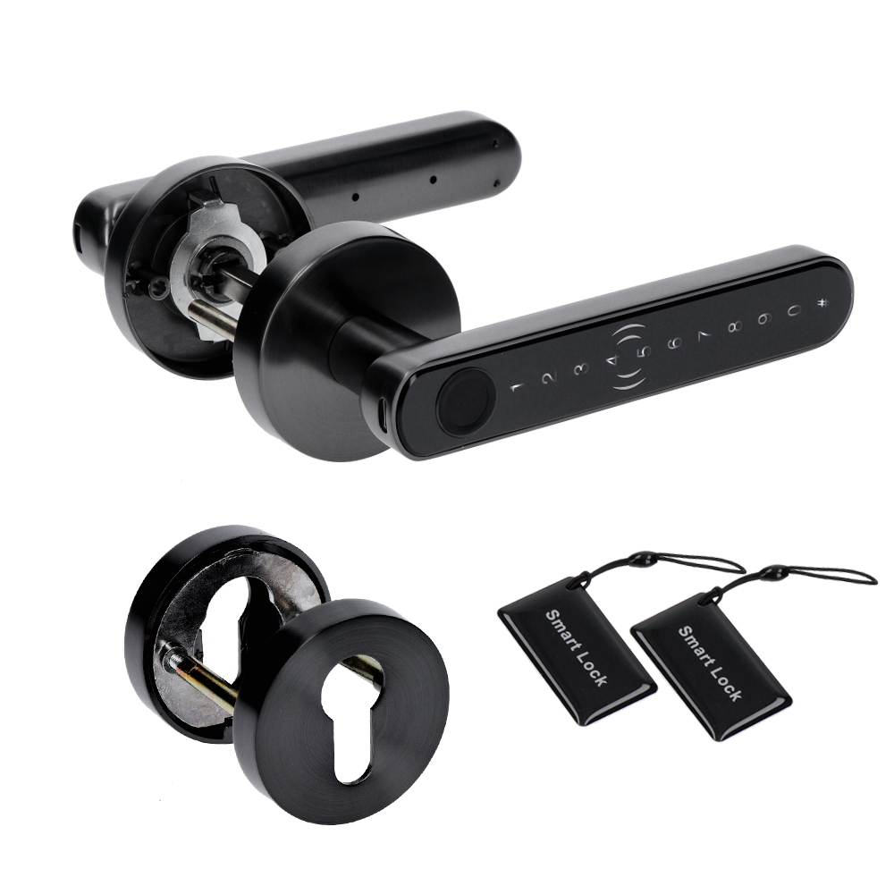 Smart kľučka s príslušenstvom - bluetooth, PIN, aplikácia