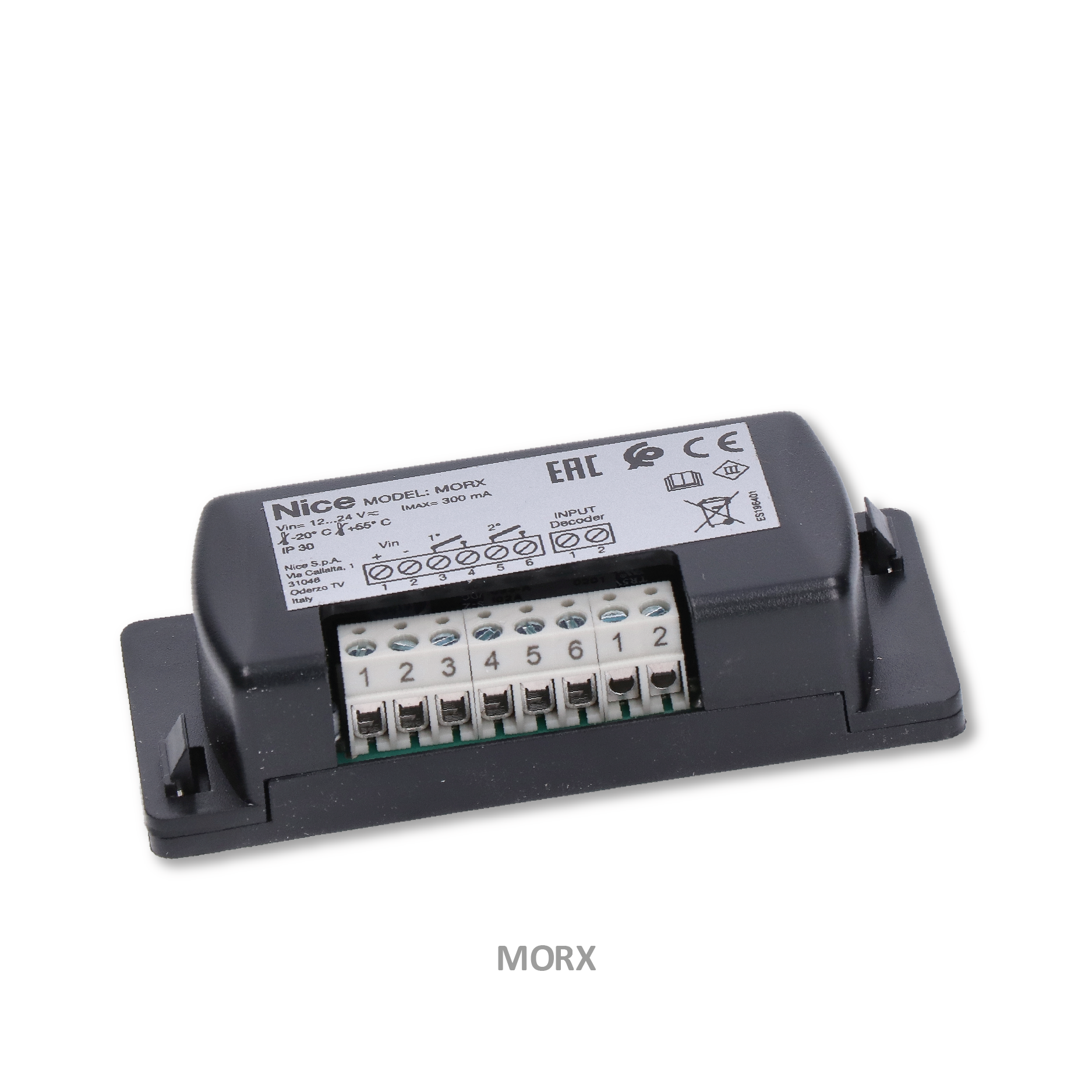 Dekodér pro 1 čtečku ETP nebo 1 až 4 klávesnice EDS/EDSI