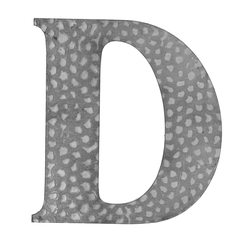 DOPREDAJ Domové písmeno D, 170 x 150 mm, zdobené, bez úpravy