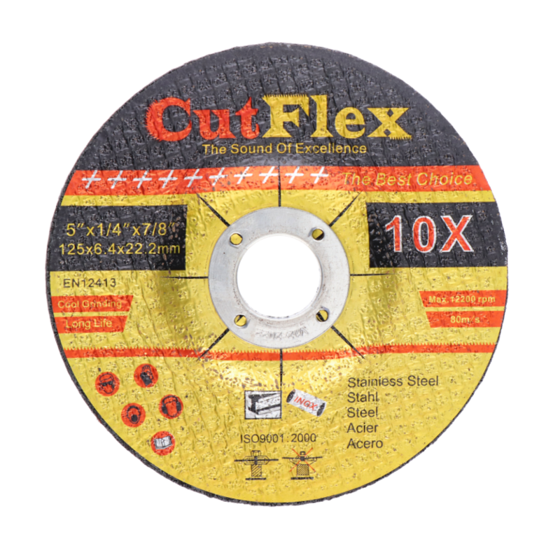 Brusný kotouč na ocel a nerez, 125 x 6 x 22,2 mm