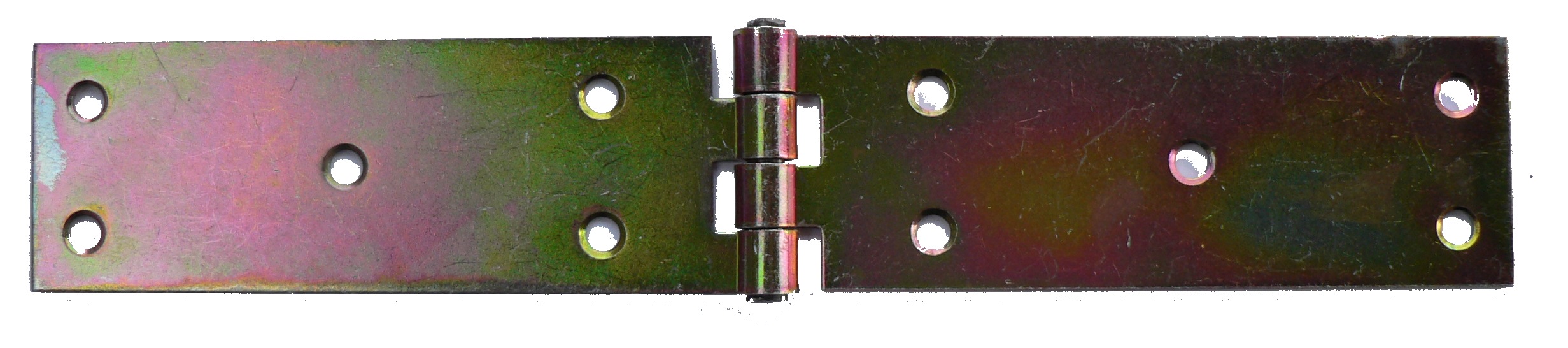 Závěs pásový 202 x 35 mm, žlutý zinek