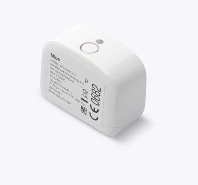 BIDISHUTTER 230V/500W s přijímačem 433.92MHz