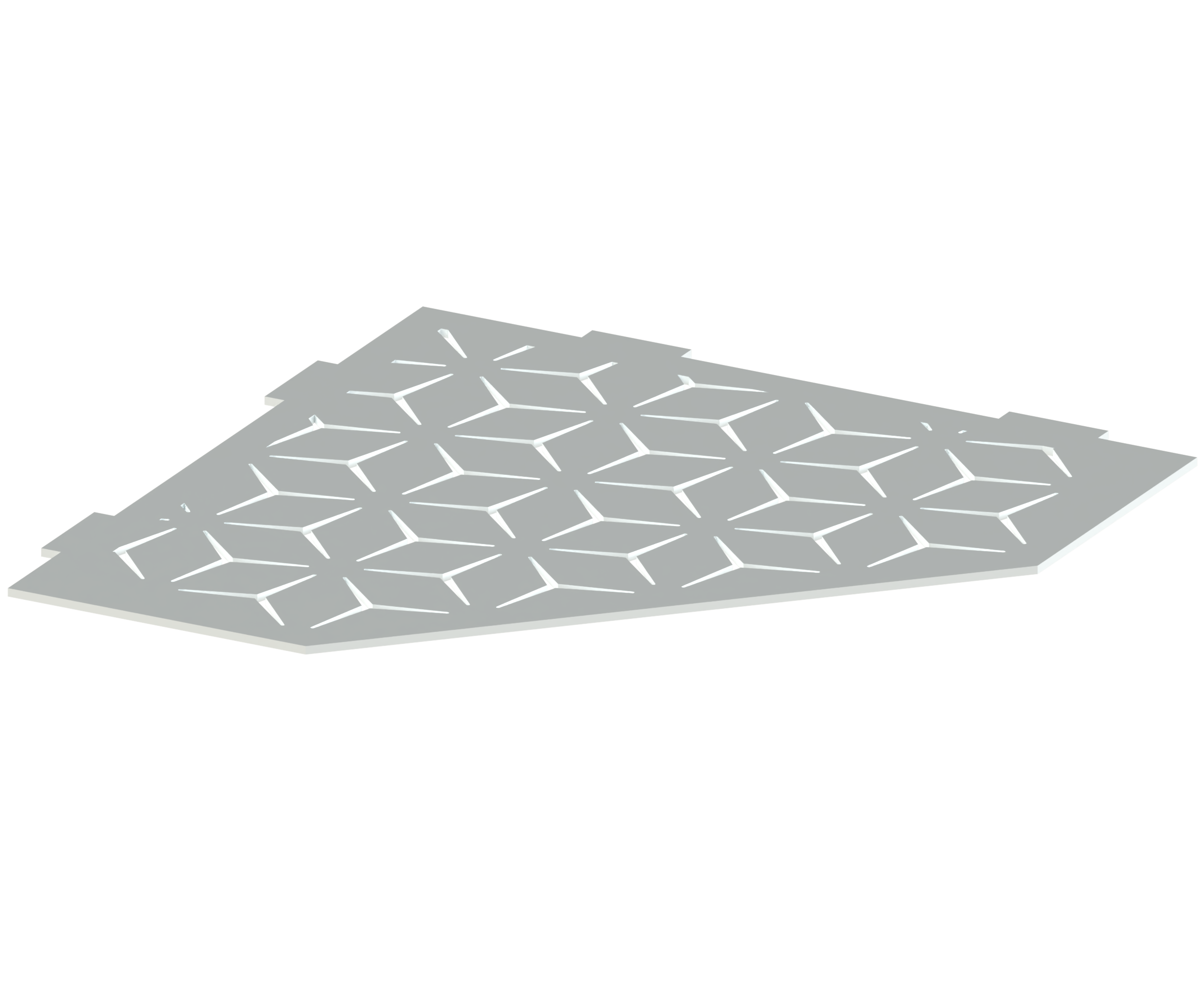 Rohová police do koupelny, broušená nerez AISI 304 / K320