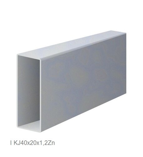 Uzavretý profil 40x20x1,25mm, zinkovaný DX51D+Z100, hladký L=6000mm, cena za kus