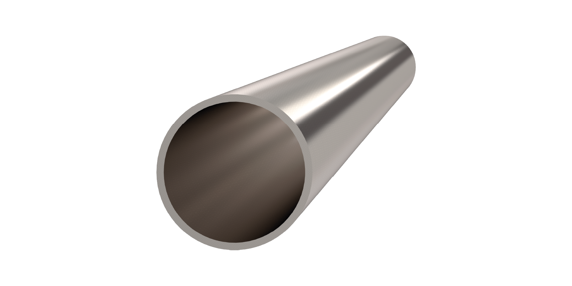 Trubka ø 42,4 x 2 x 6000 mm, broušená nerez AISI 316