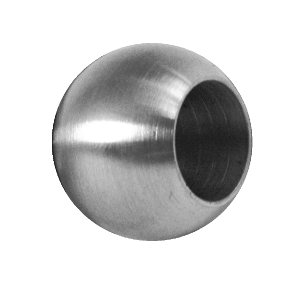 Koule koncová ø 20 mm na trubku ø 14 mm, broušená AISI 304