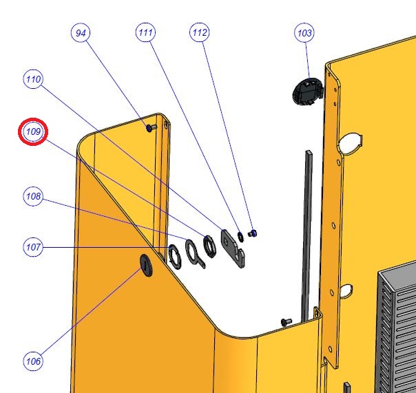 CM-NG matice bubínku dvířek závory MBAR, LBAR
