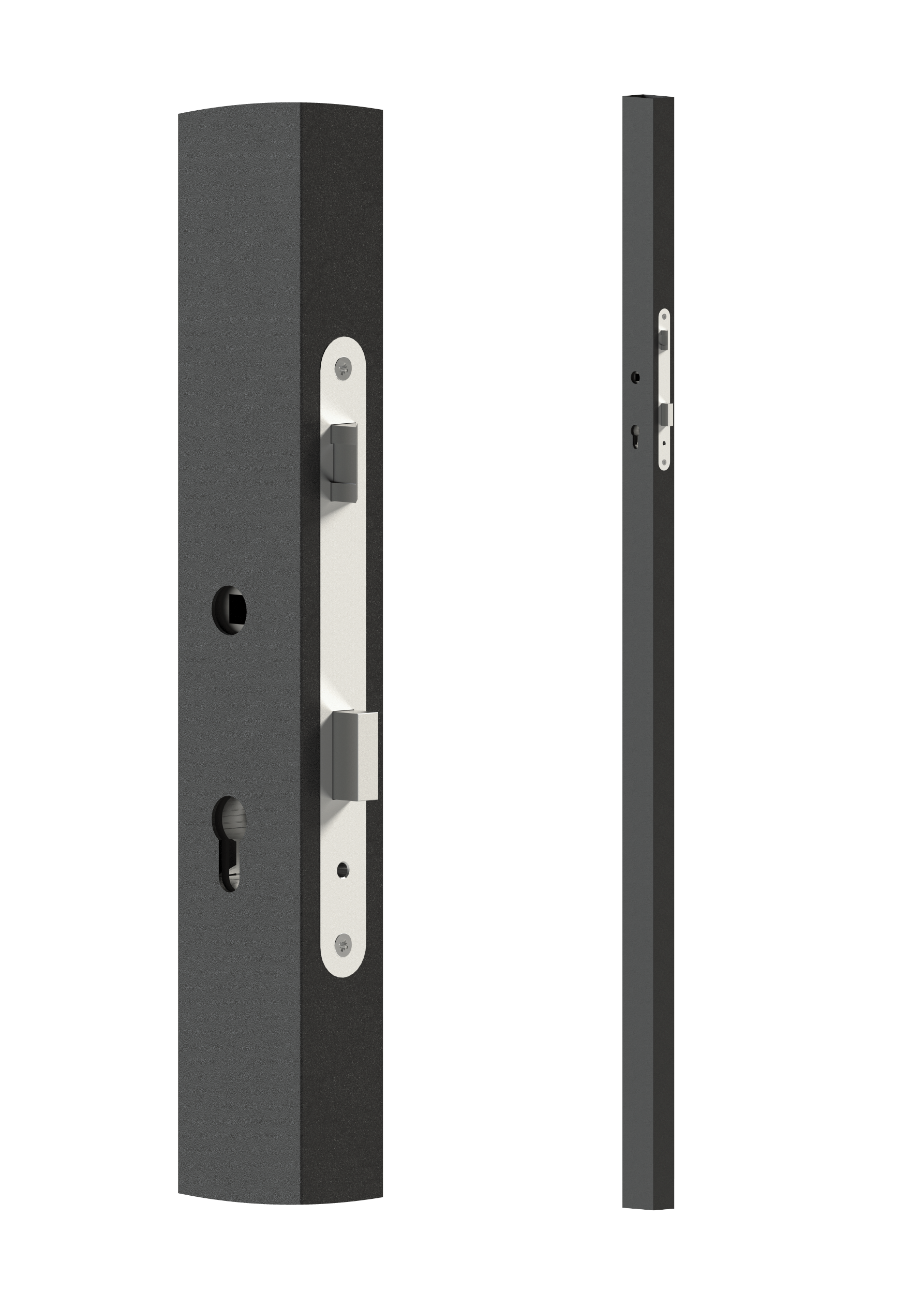 Profil 60 x 40 x 1,5 x 1500 mm se zapuštěným zámkem, rozteč 90 mm