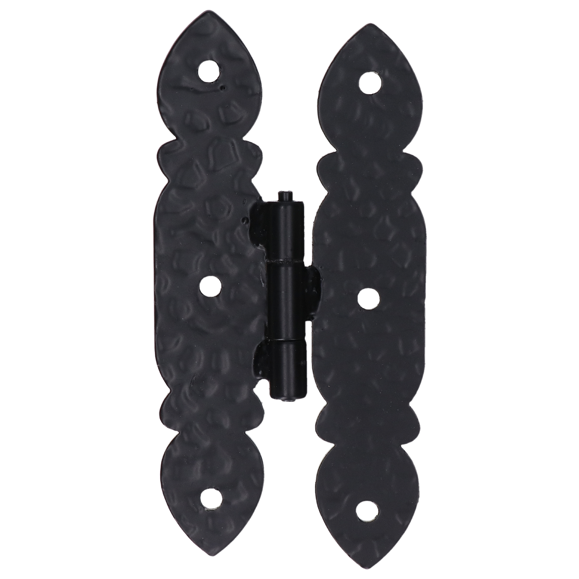 Kování ozdobné, 142x70x3mm, povrch RAL9005 matná