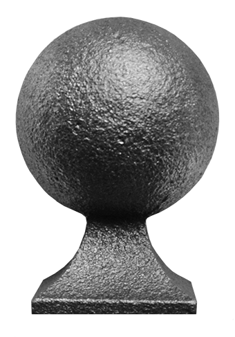 Koule ozdobná L-72 mm, podstavec 40 x 40 mm, plná