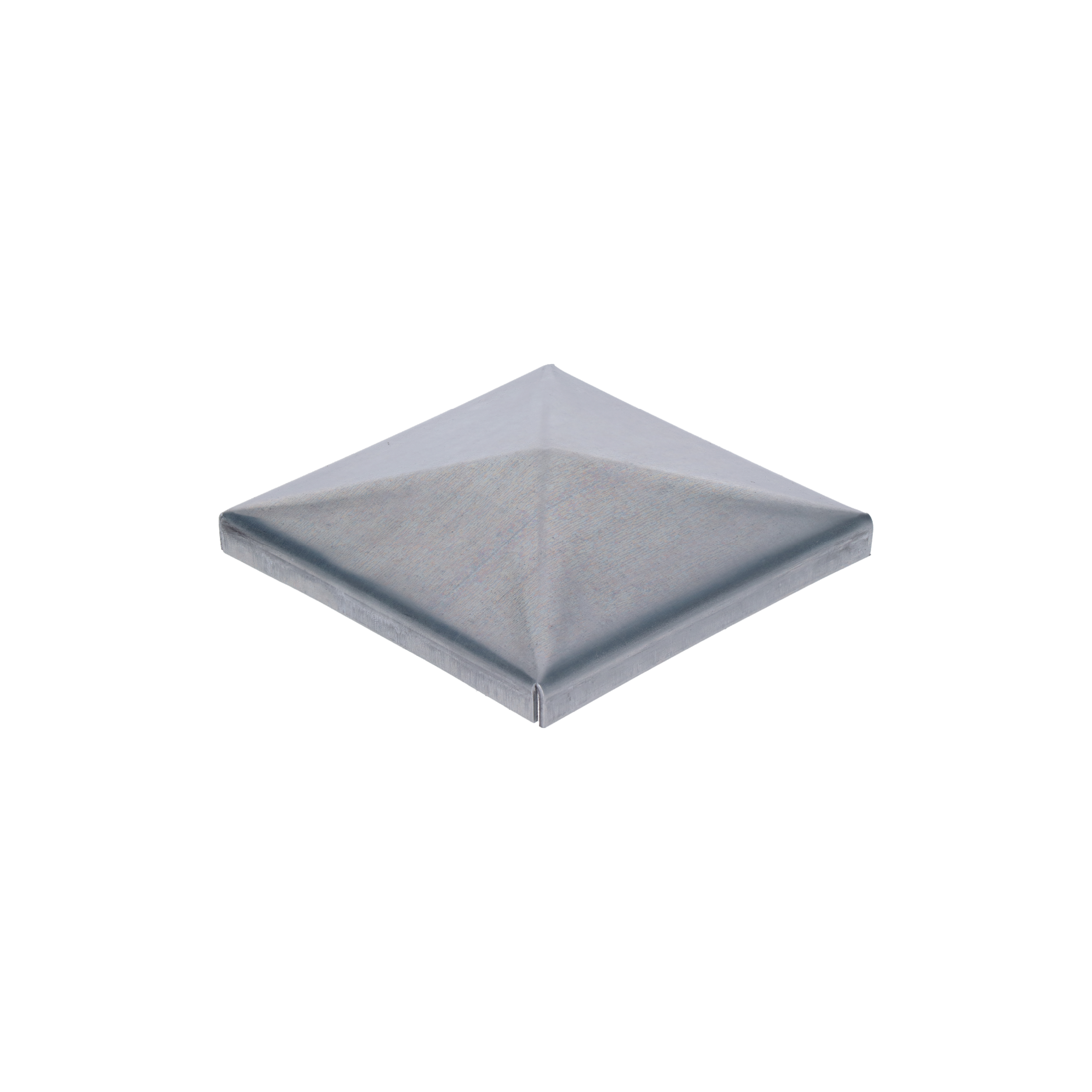 Stříška plechová 40 x 40 mm, pozink, tloušťka 1,5 mm