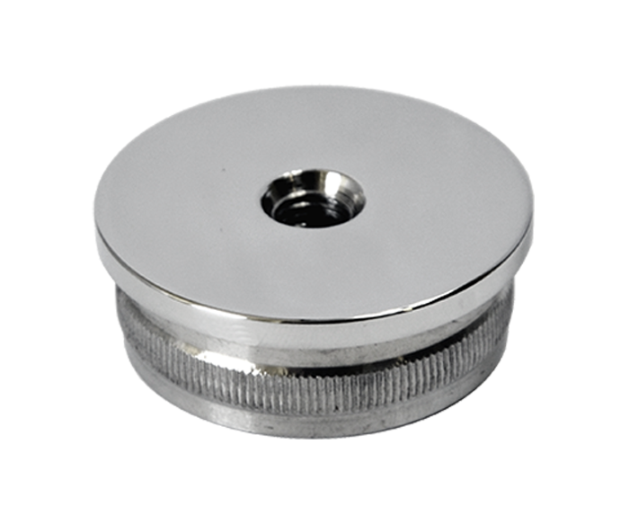 Spodek držáka madla na trubku ø 42,4 mm, leštěná AISI 304