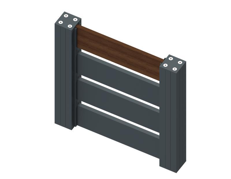 Vzorek AL výplně plotu