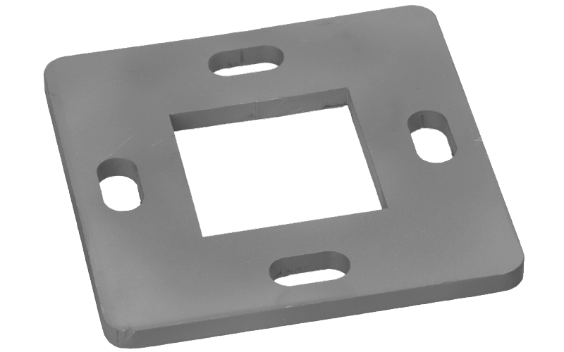 Kotvicí plotna 90 x 90 x 4 mm, bez úpravy AISI 304