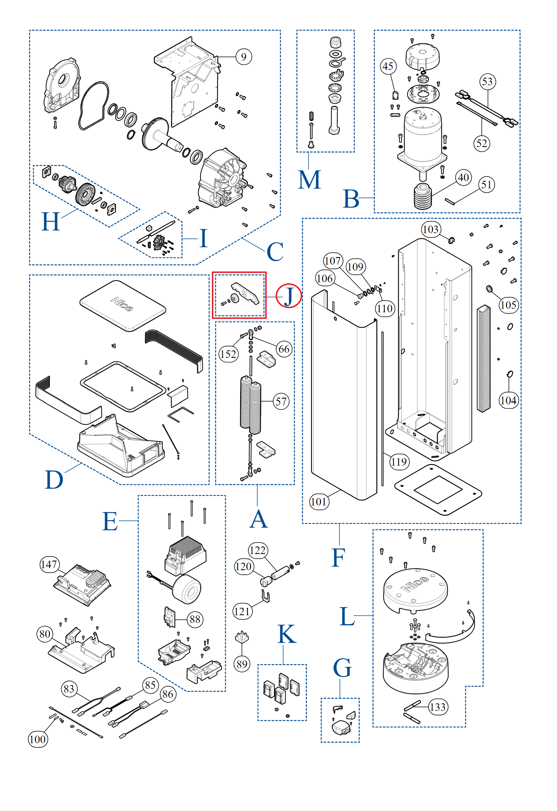 SPAMG099A00 rameno pro pružinu závor LBAR a M7BAR
