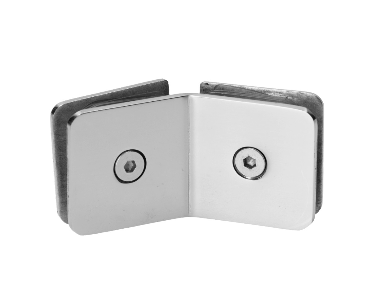 Svorka skla mezi skla 135°, sklo 8 - 10 mm, AISI 304