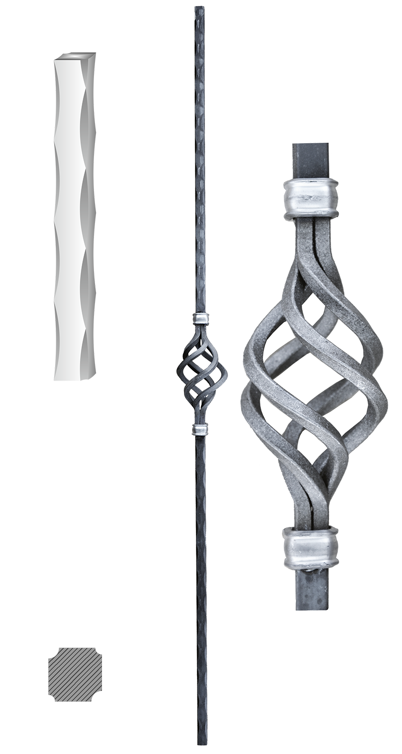 Tyč 12 x 12 mm, 60 x 1000 mm