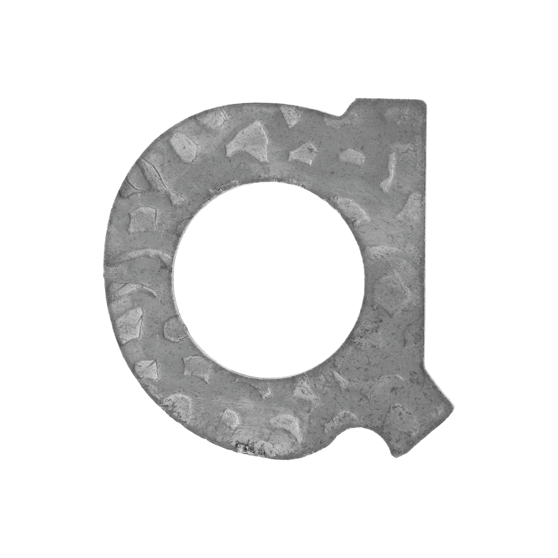 Domové písmeno a,   60x58mm   zdobené, bez povrchovej úpravy