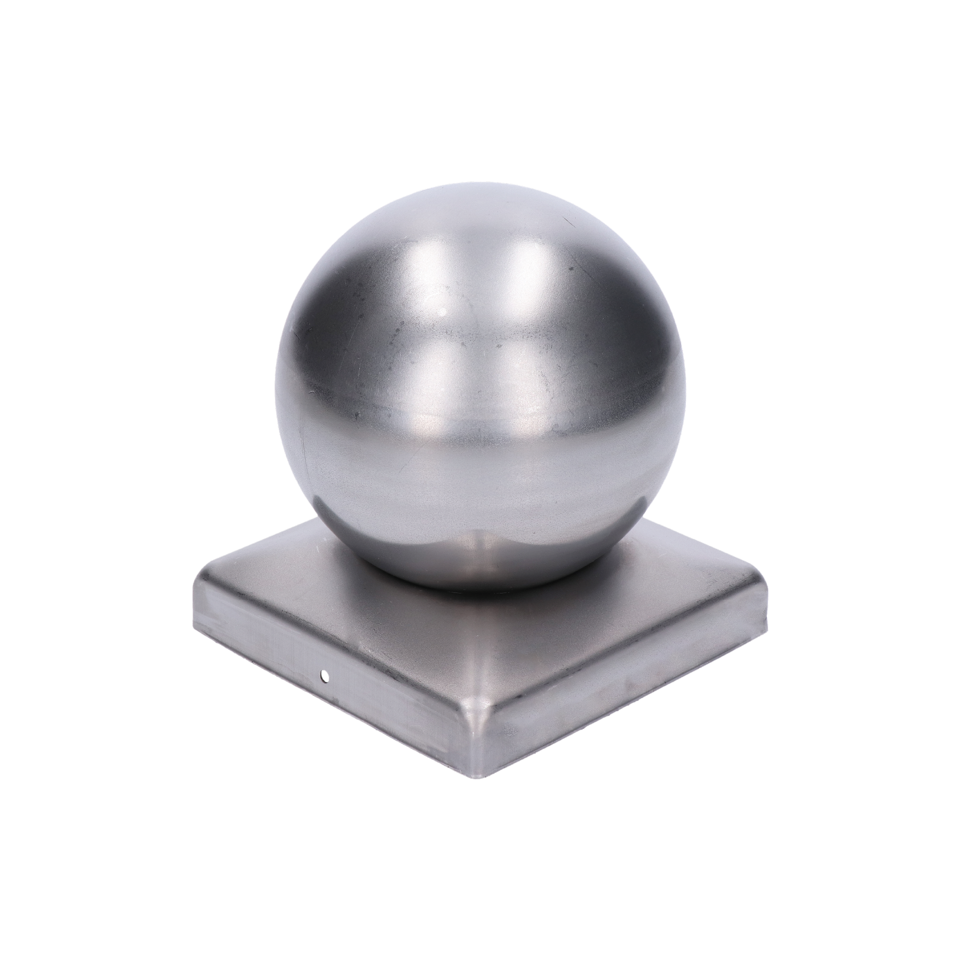 Stříška na sloupek-kulatá Základna 60 x 60 mm, koule 60 mm