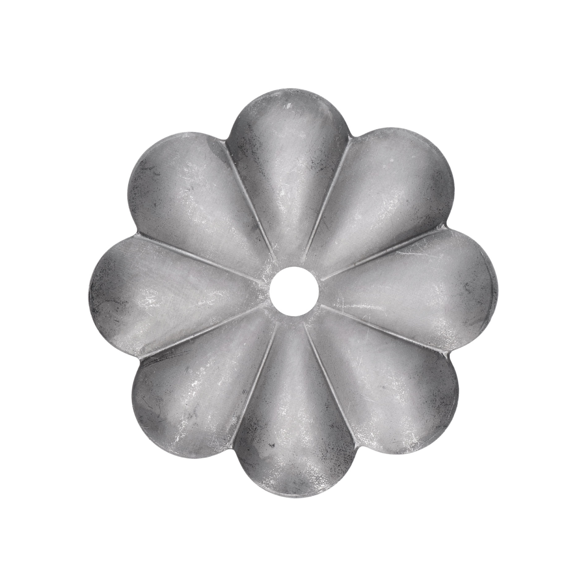 Květ ø 90 mm, tl. 3 mm, otvor ø  10 mm