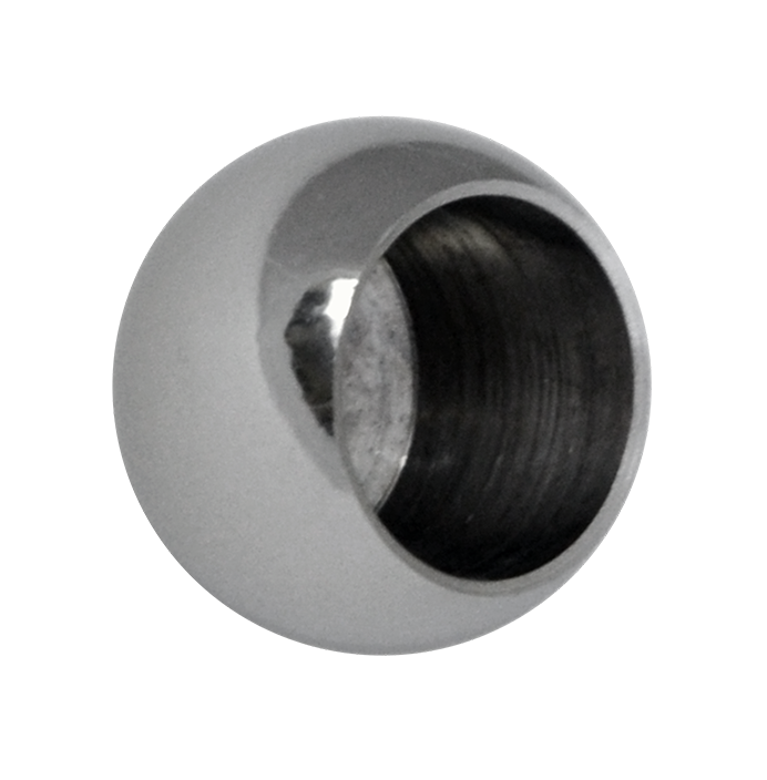 Koule koncová ø 20 mm na trubku ø 14 mm, leštěná AISI 304