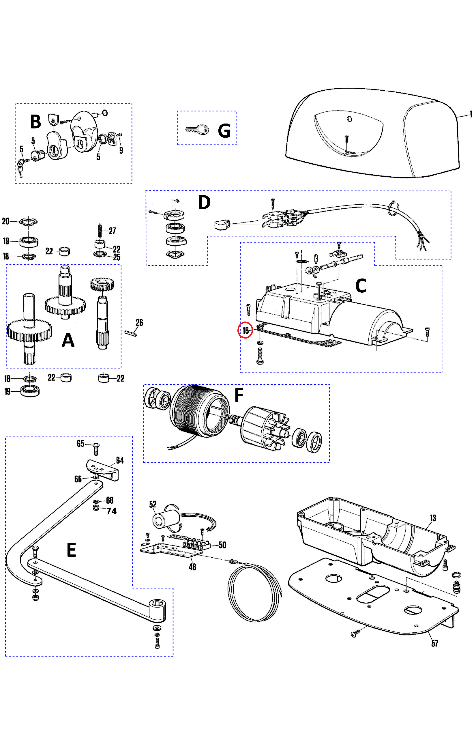 GOR4.5501 těsnění bloku motoru HYPPO - dostupné i v kitu PRHY03