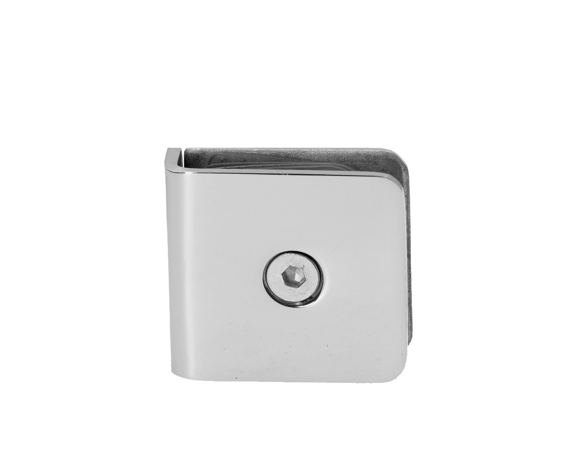 Svorka skla mezi stěnu a sklo, sklo 8 - 10 mm, AISI 304