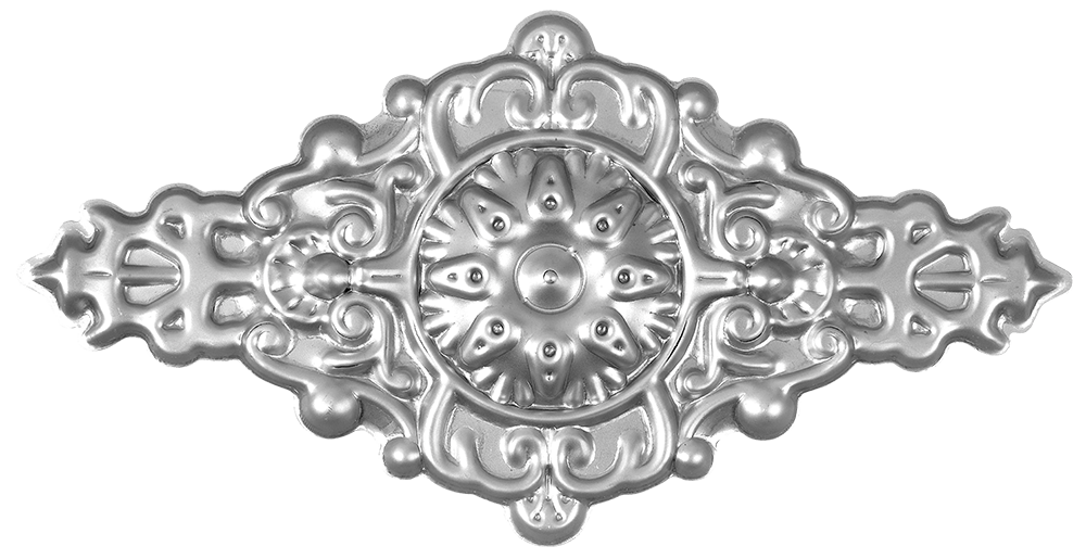Ornament plechový 405x210 mm, 1 mm