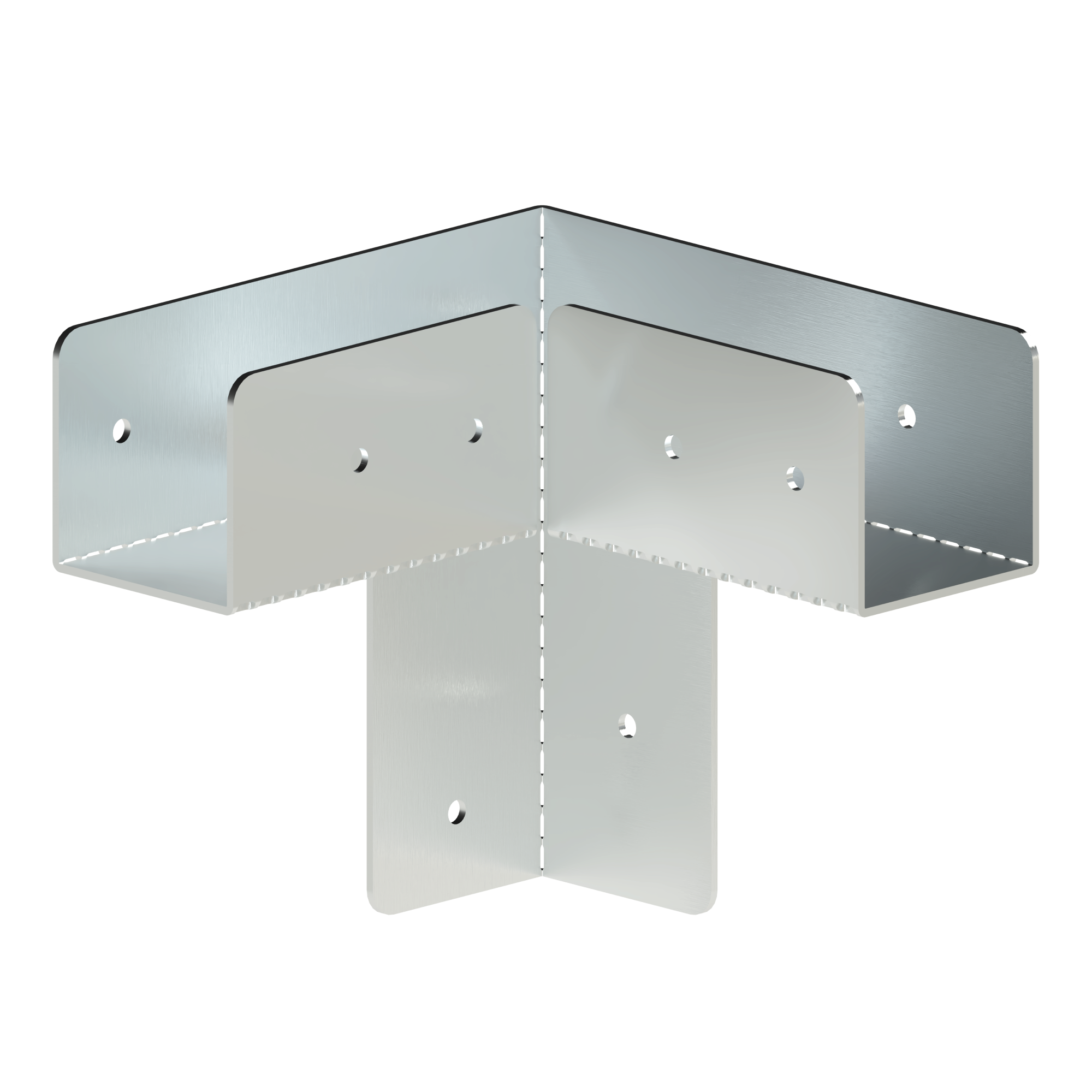 Spojka na hranol 80 x 80 mm, pozinkovaná ocel
