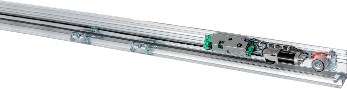 Pohon pro automatické dveře - dvojkřídlo L=2825 (do 80+80kg)