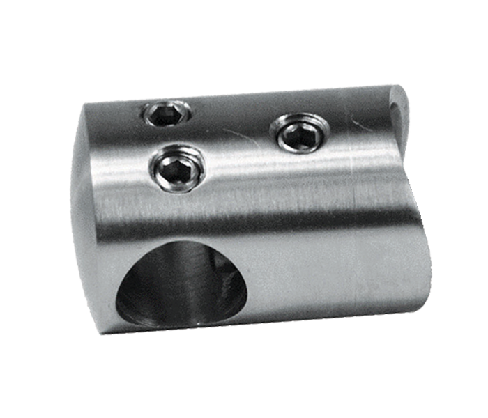 Držák tyče spojovací ø 14 mm na trubku ø 42,4 mm, AISI 304