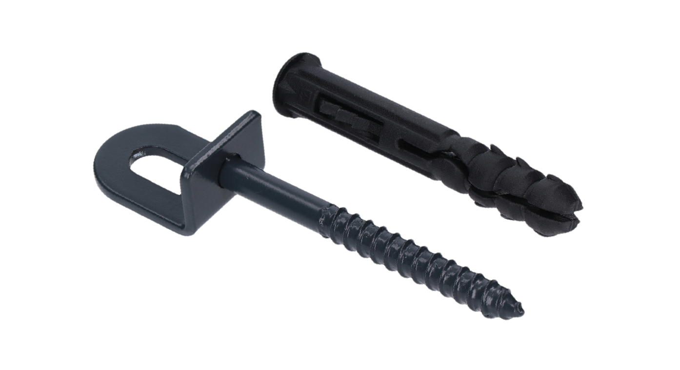 Kotvení plotu 35X25mm s hmoždinkou, antracit