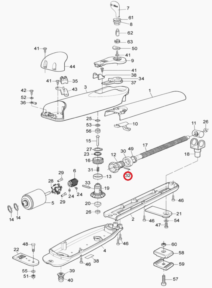 PMCS53.460 kolík 5x24mm zajišťovací kuželového ozubeného kola pro WINGO, MOBY