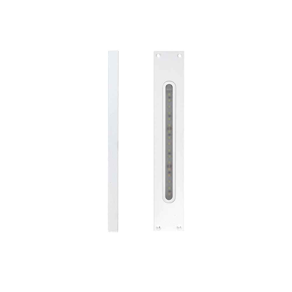 Venkovní LED osvětlení FLAT, farba RAL9010, H-240mm