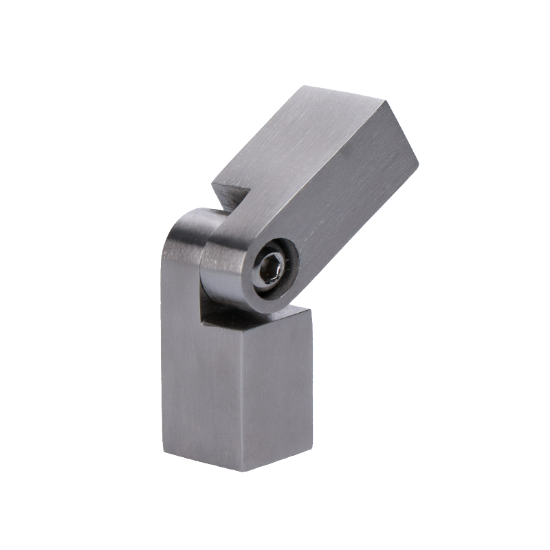 Spoj nastavitelný na tyč 12 x 12 mm, broušená nerez AISI 304